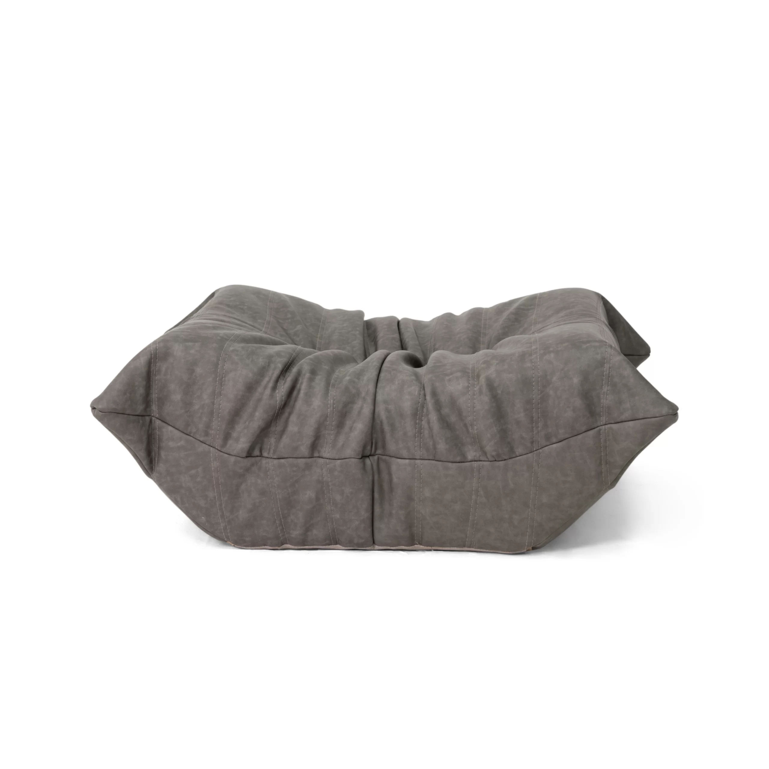 Đôn TOGO bọc Da Microfiber màu xám tro