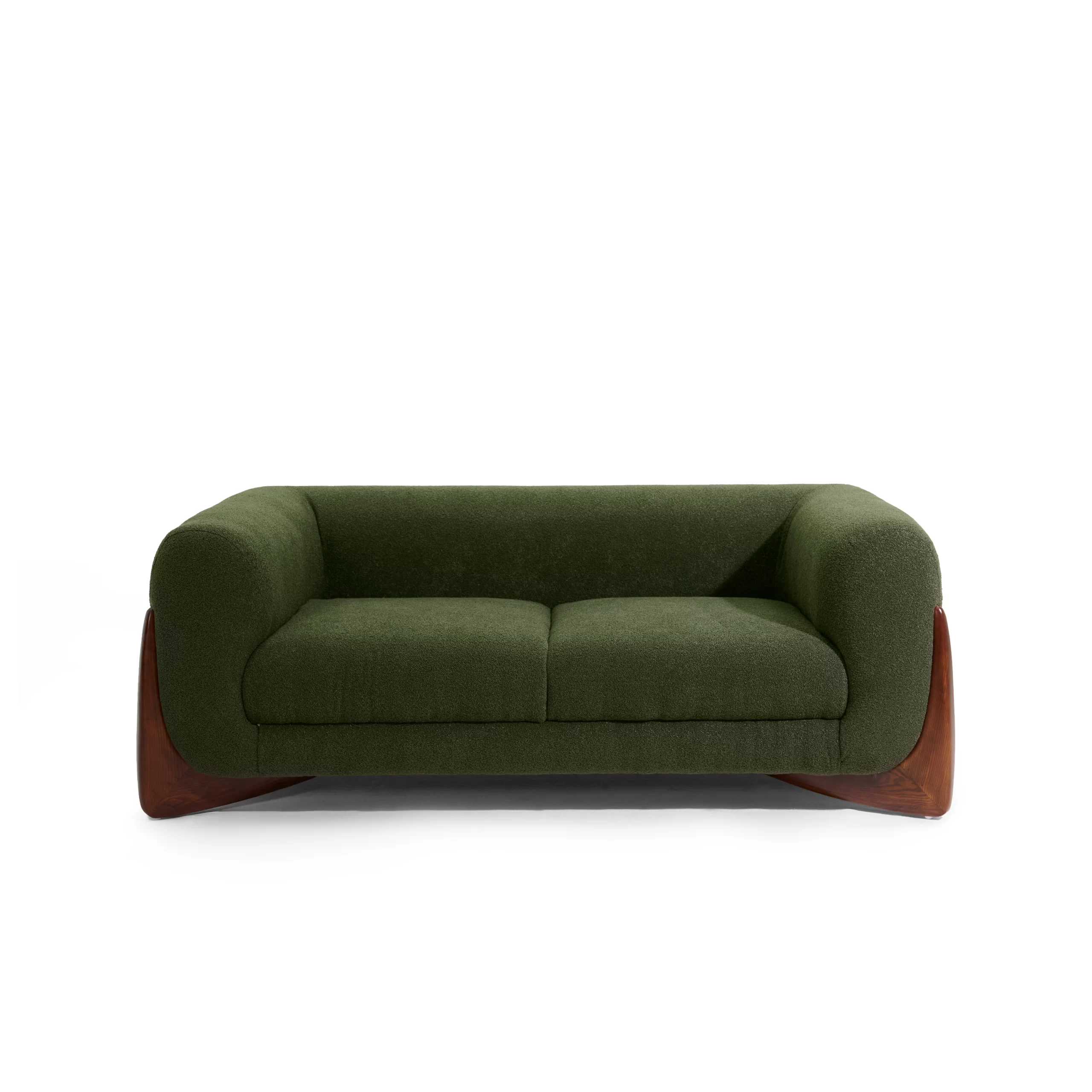 Sofa SOFTBAY 1800 bọc vải Bouclé màu xanh rêu