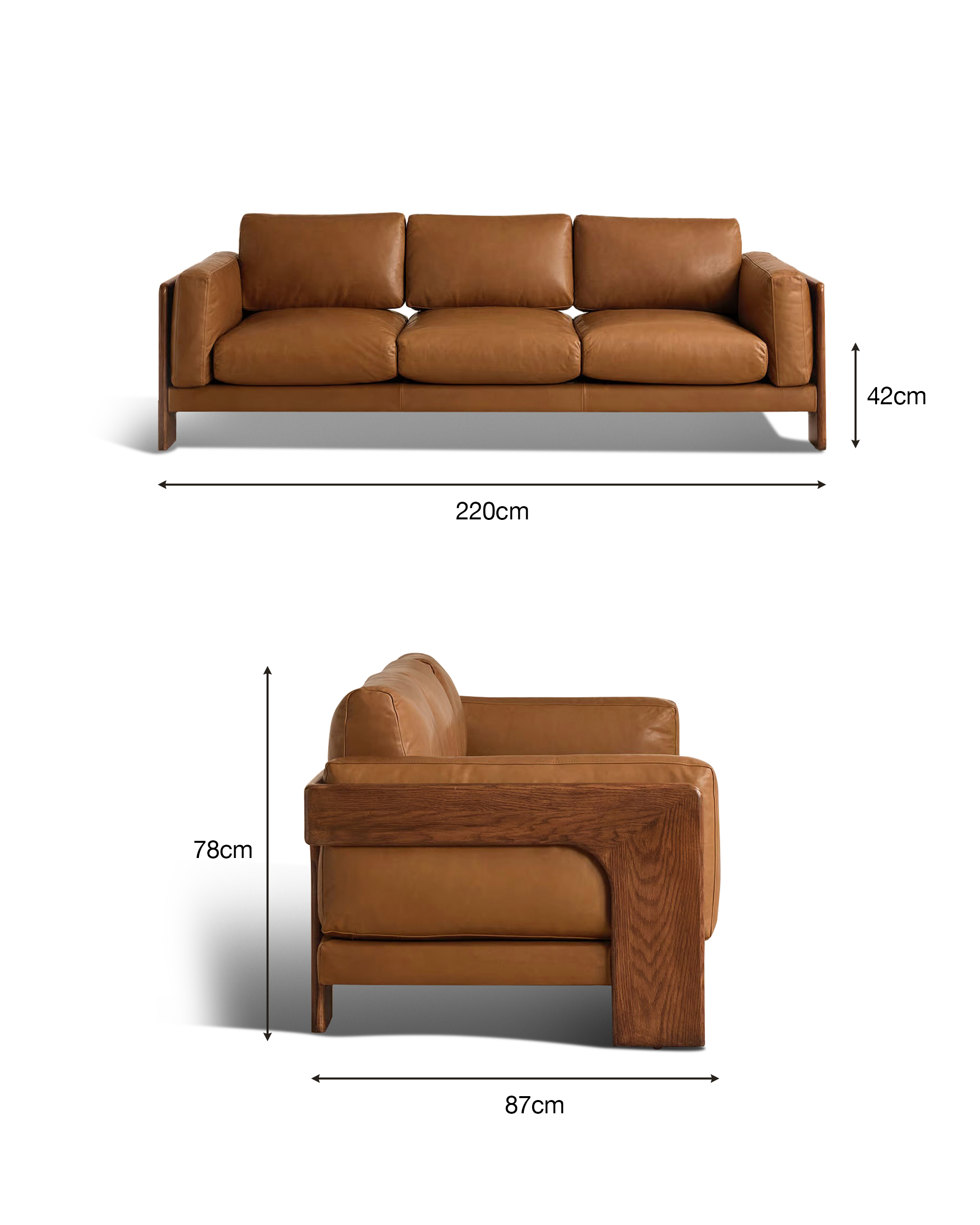 Sơ đồ kích thước Sofa MARCIA